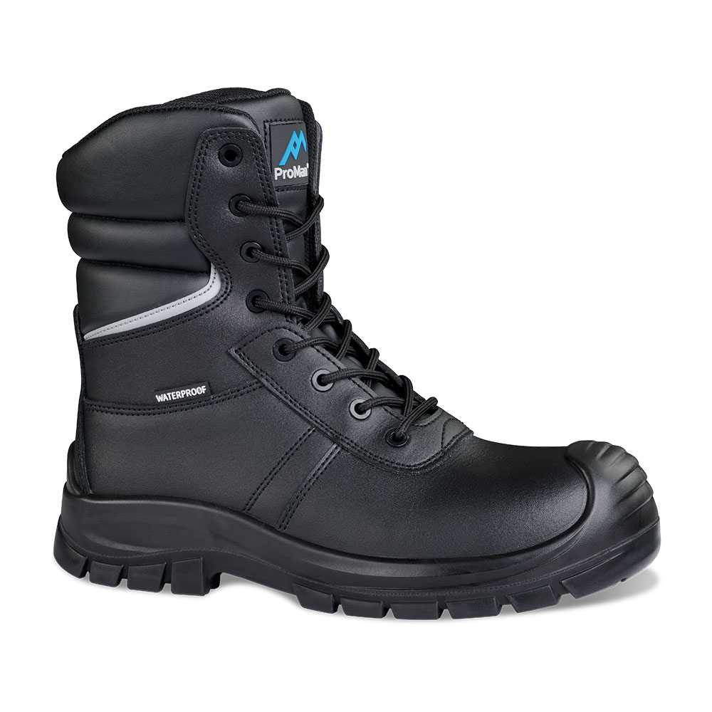 ProMan PM5008 Delaware High Leg Waterproof Safety Boot with Side Zip Size 3