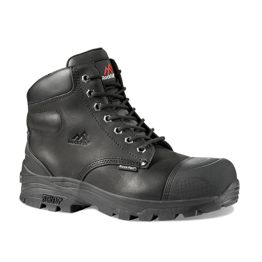 Rock Fall RF10 Ebonite Robust Safety Boot Size 5