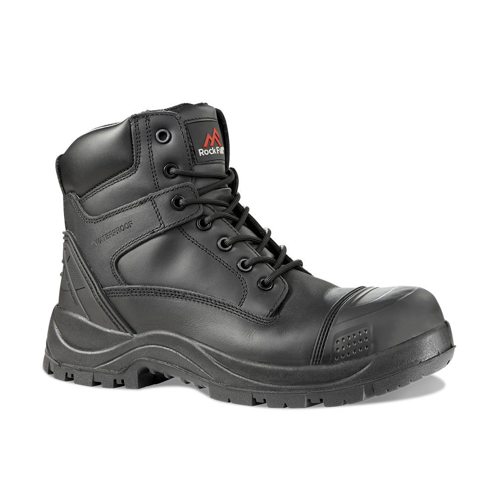 Rock Fall RF460 Slate Waterproof Safety Boot Size 3