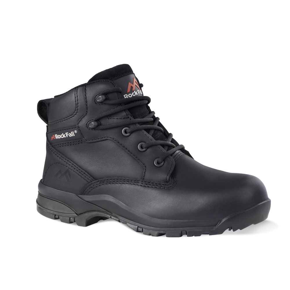 Rock Fall VX950A Onyx Black Womens Fit Waterproof Safety Boot Size 3