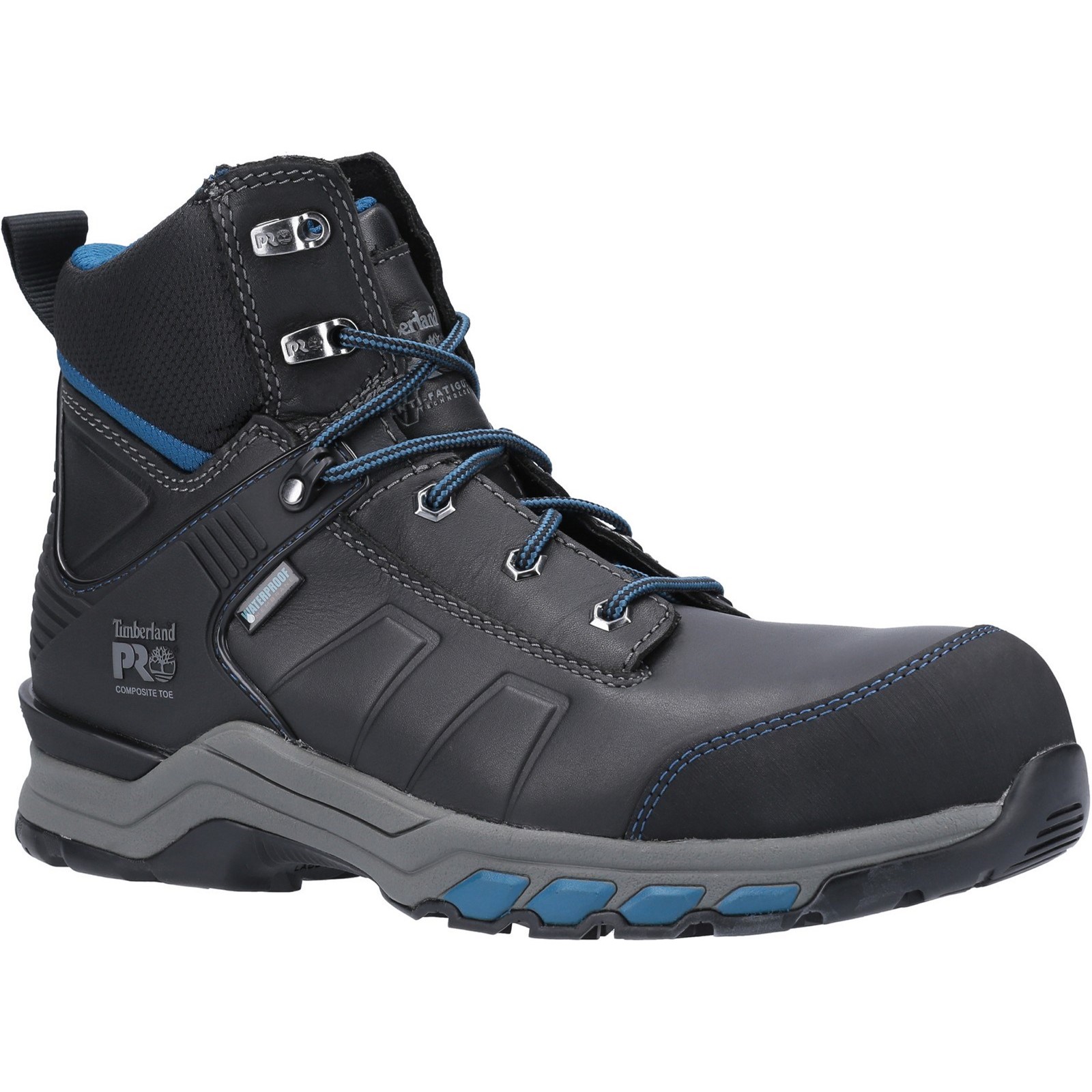 Hypercharge Composite Safety Toe Work Boot Black/Teal