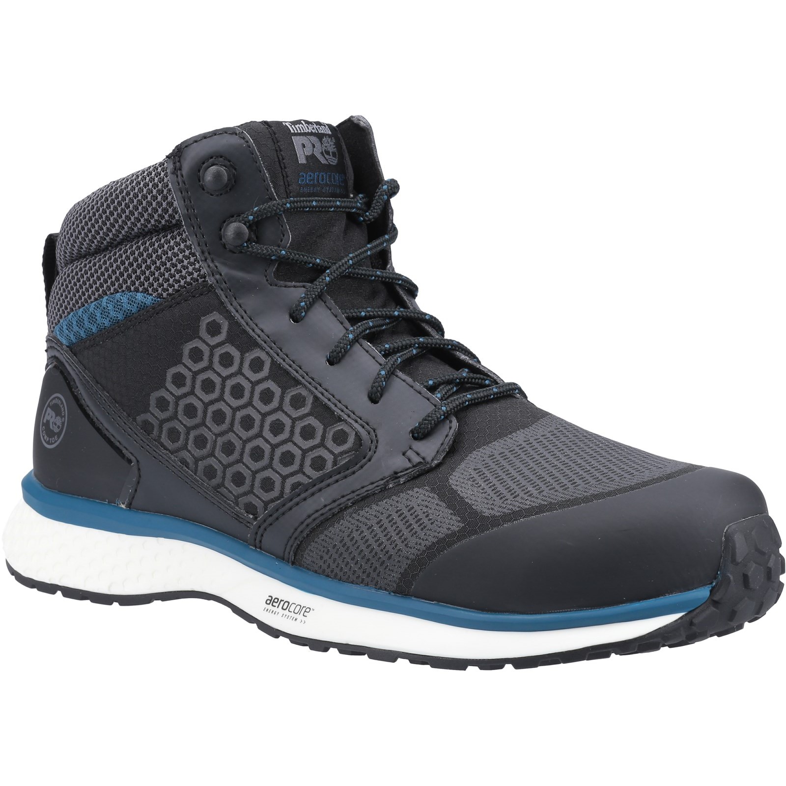 Reaxion Mid Composite Safety Boot Black/Blue