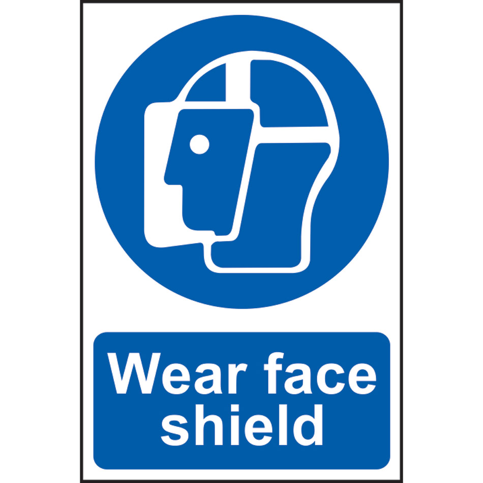 Wear face shield - PVC (200 x 300mm)