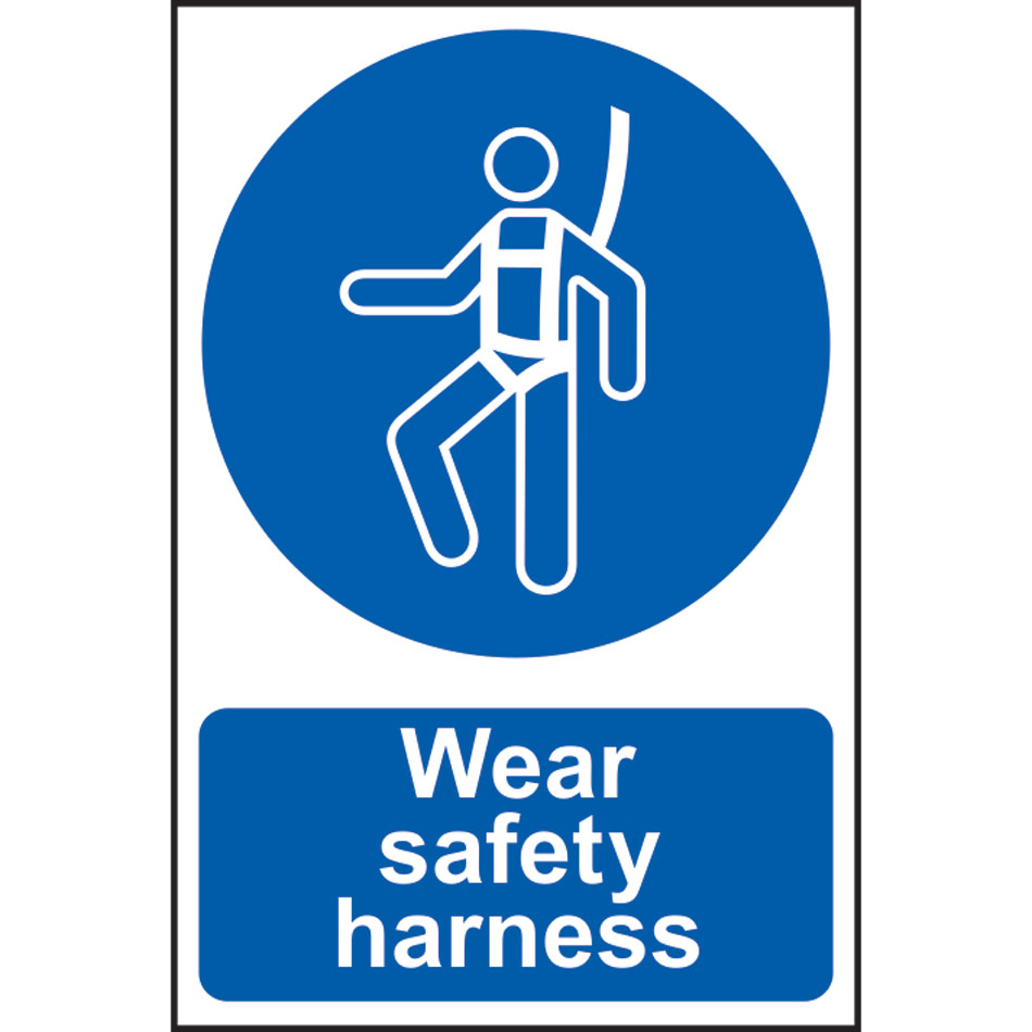 Wear safety harness - PVC (200 x 300mm)