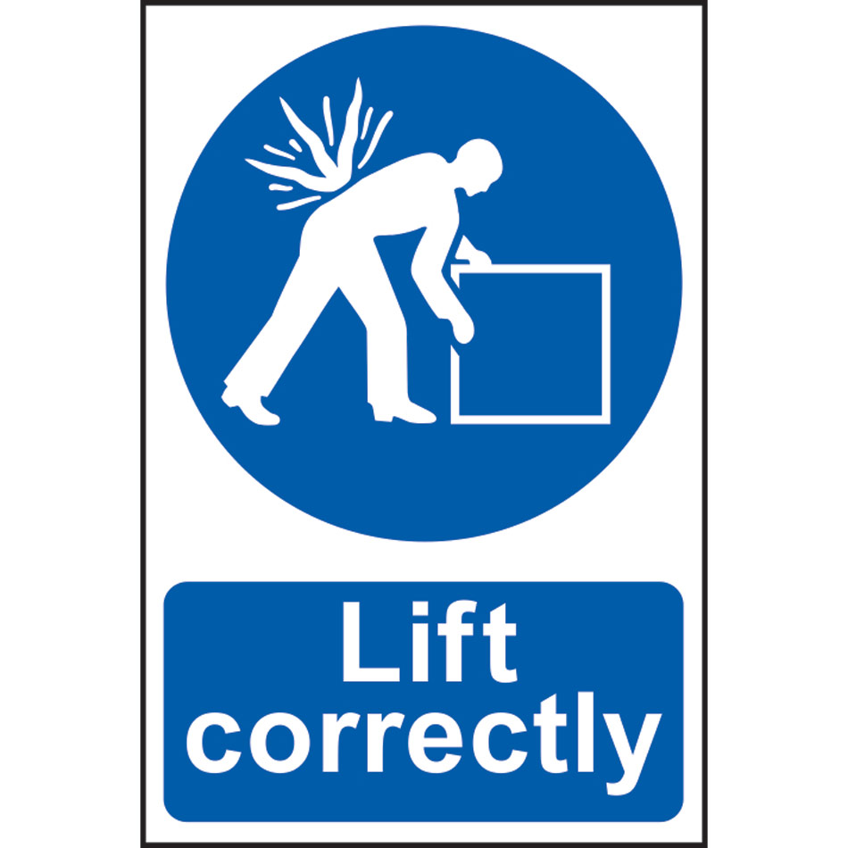 Lift correctly - PVC (200 x 300mm)