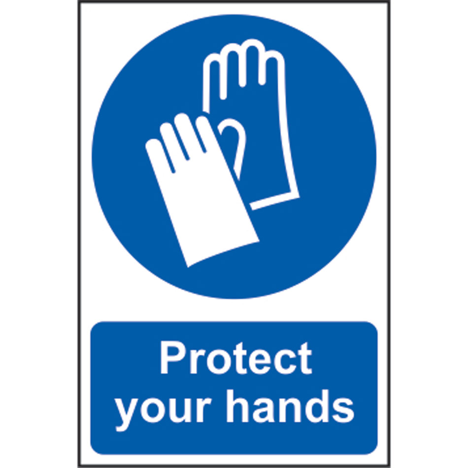 Protect your hands - PVC (200 x 300mm)