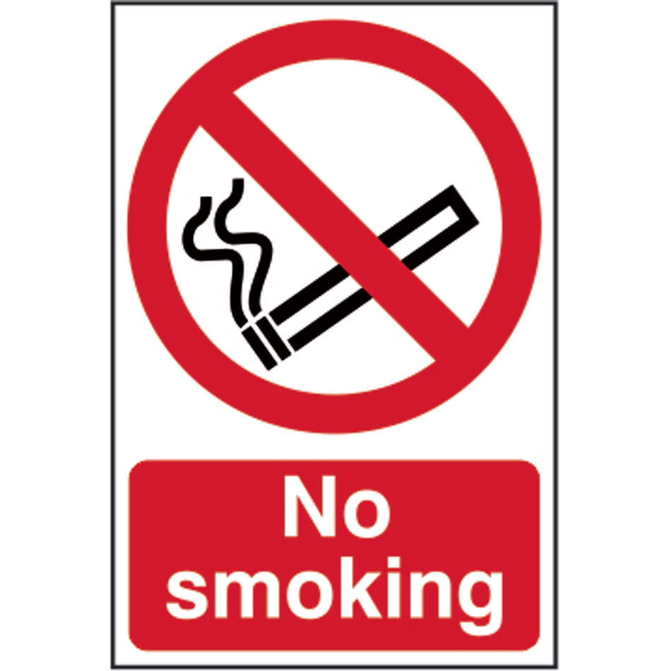 No smoking - SAV (100 x 150mm)