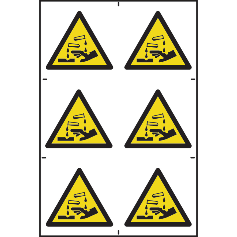 Corrosive symbols - PVC (200 x 300mm) 