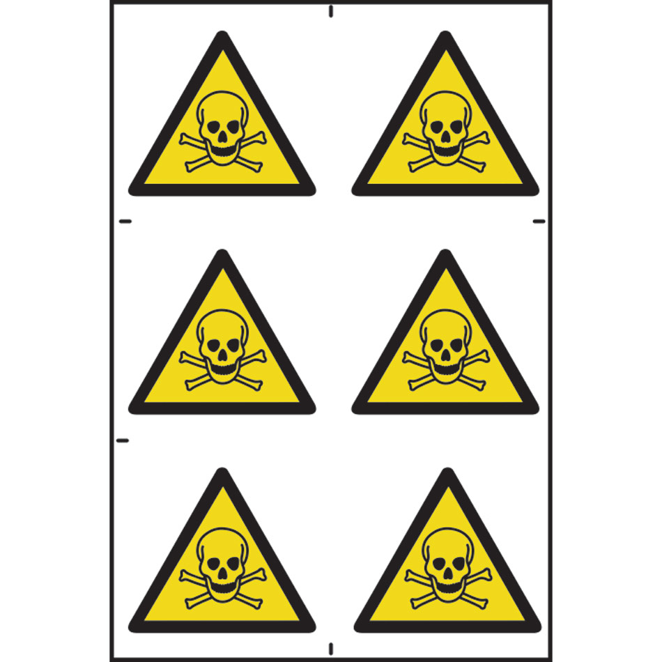 Danger of Death symbols - PVC (200 x 300mm) 