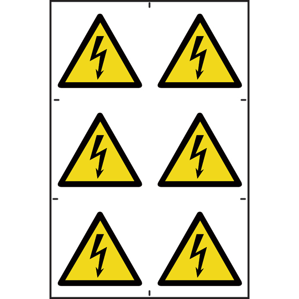 Electrical Hazard symbols - PVC (200 x 300mm) 