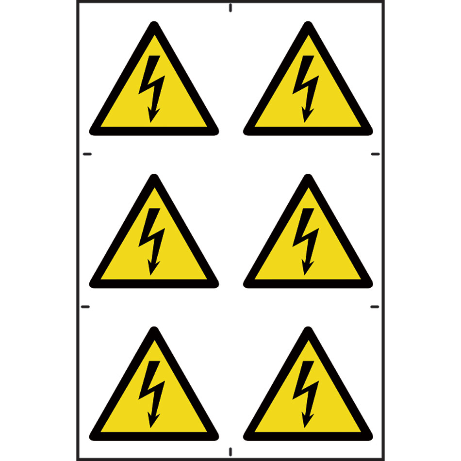 Electrical Hazard symbols - PVC (200 x 300mm) 