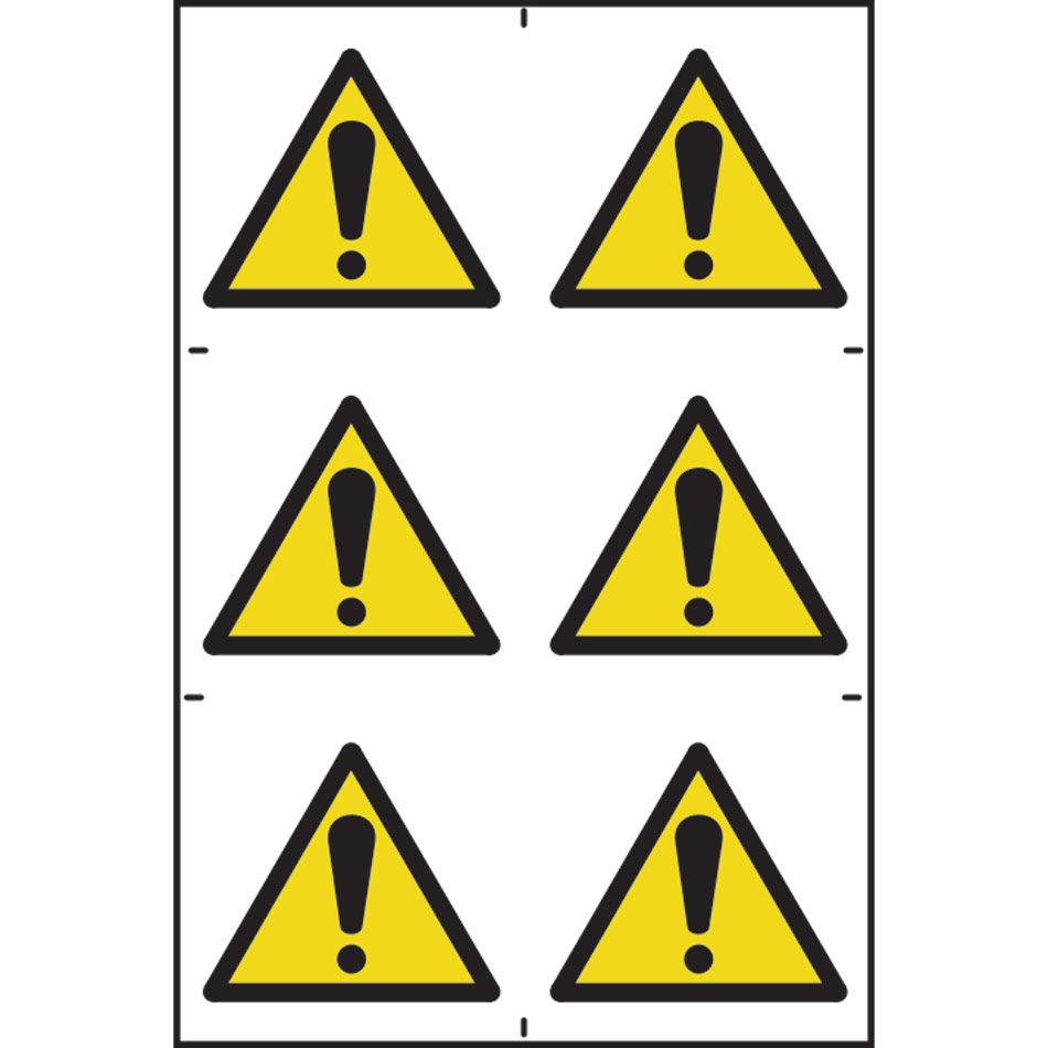 Hazard Warning symbols - PVC (200 x 300mm) 