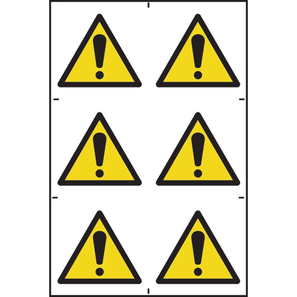 Hazard Warning symbols - PVC (200 x 300mm) 