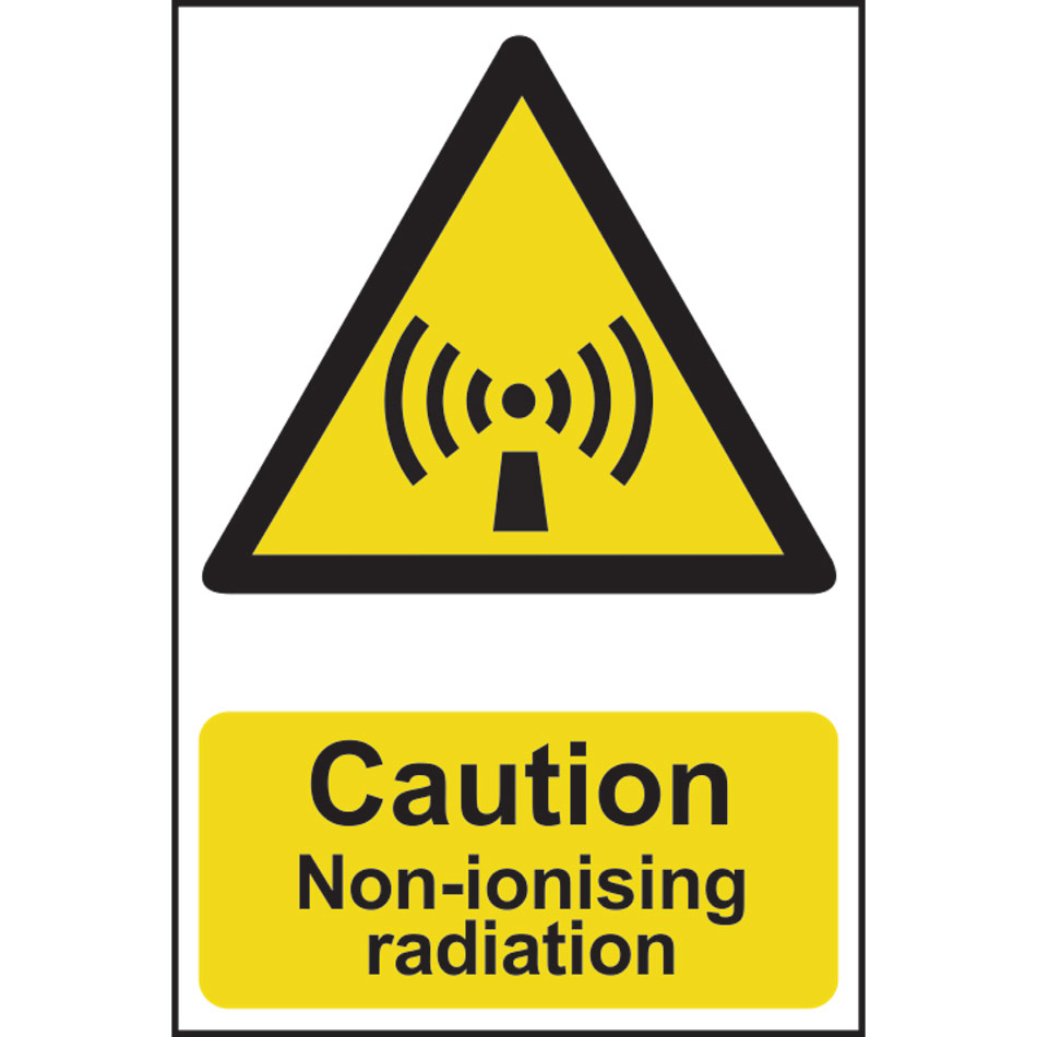 Caution Non-ionising radiation - PVC (200 x 300mm)