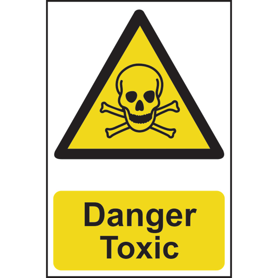Danger Toxic - PVC (200 x 300mm)