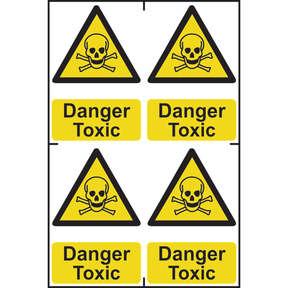 Danger Toxic - PVC (200 x 300mm) 