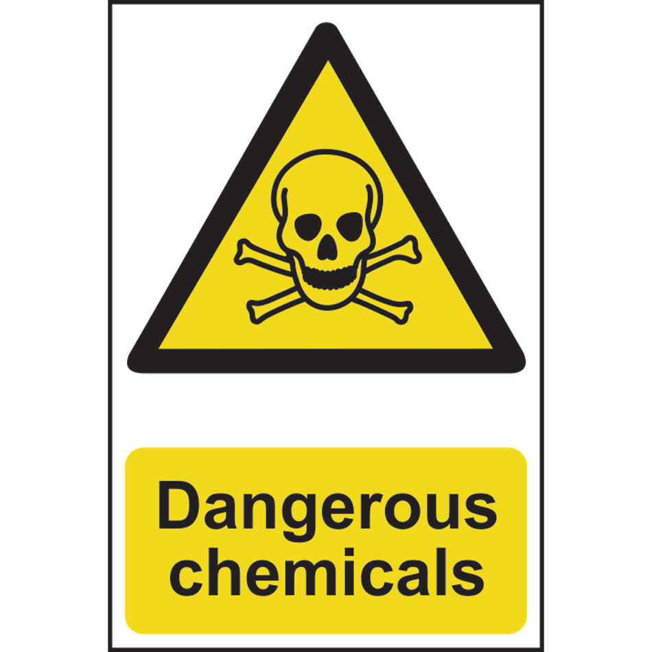 Dangerous chemicals - PVC (200 x 300mm)