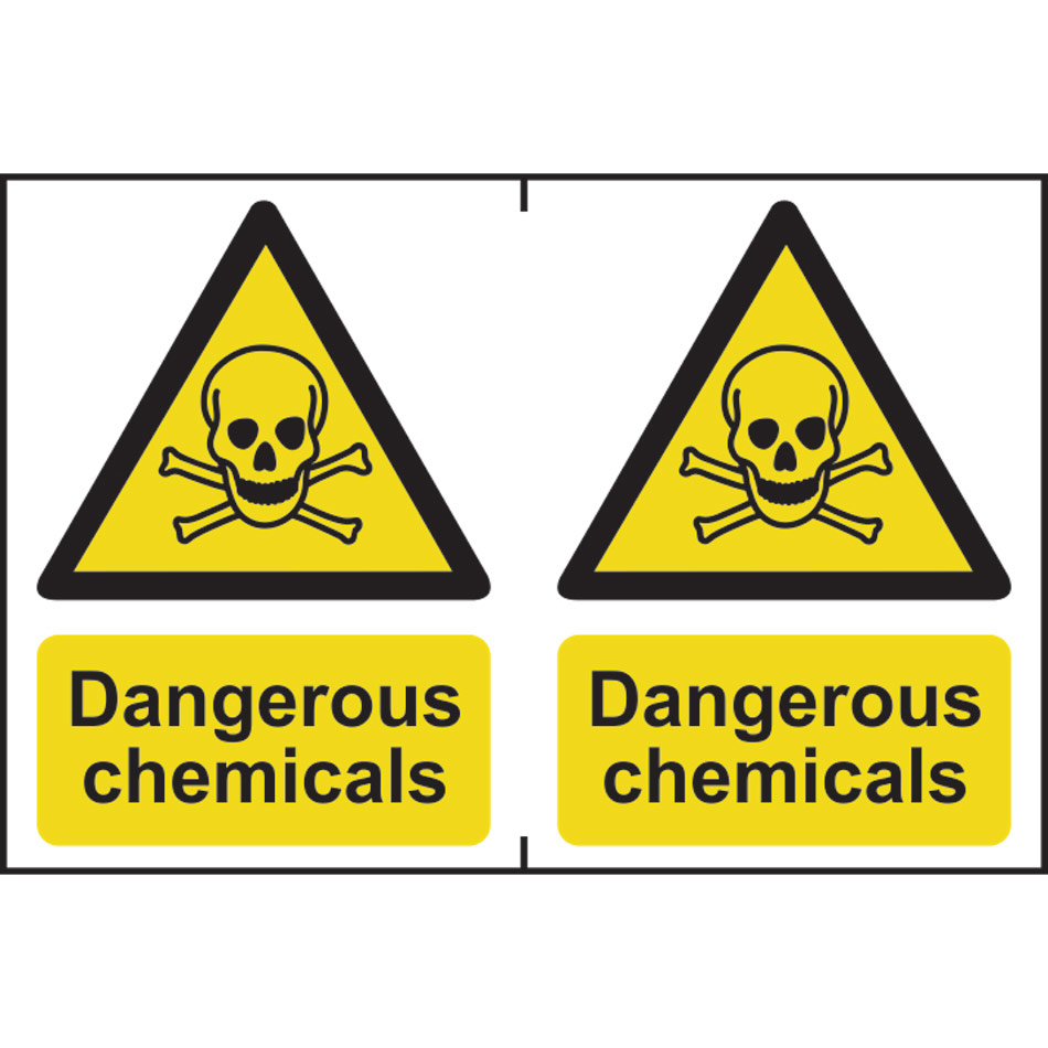 Dangerous chemicals - PVC (300 x 200mm) 