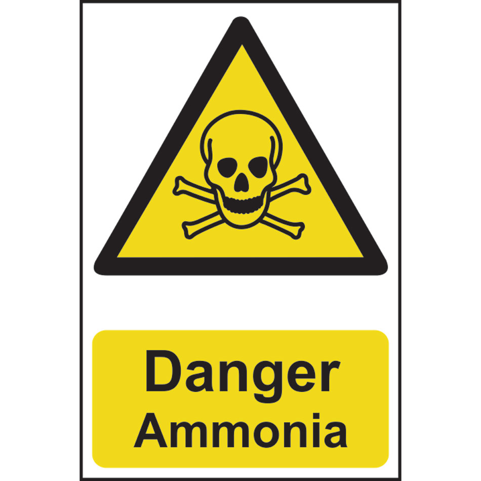 Danger Ammonia - PVC (200 x 300mm)
