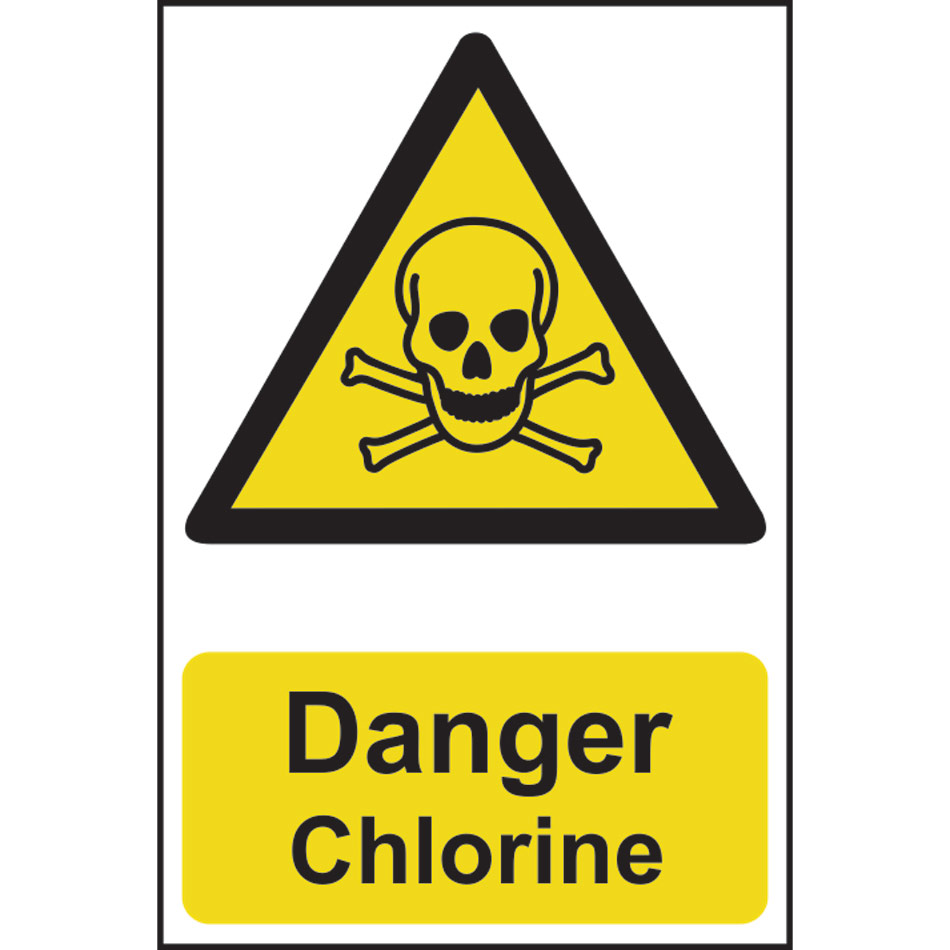 Danger Chlorine - PVC (200 x 300mm)
