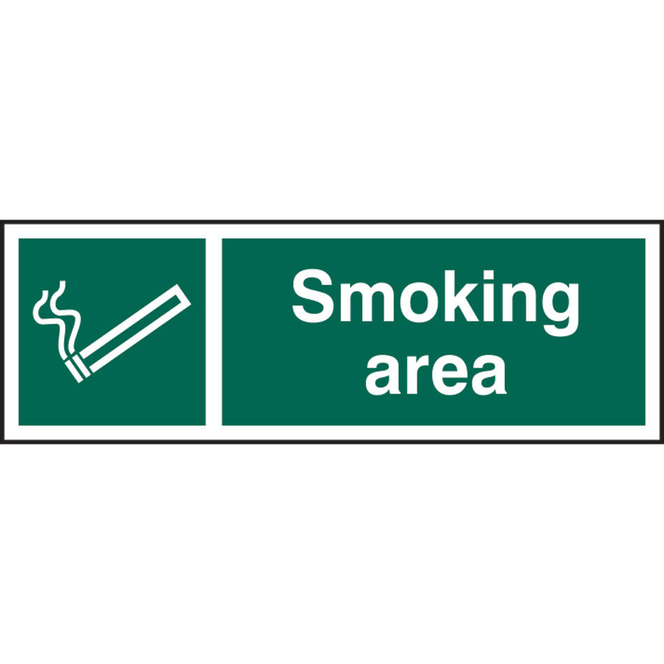 Smoking area - RPVC (300 x 100mm)