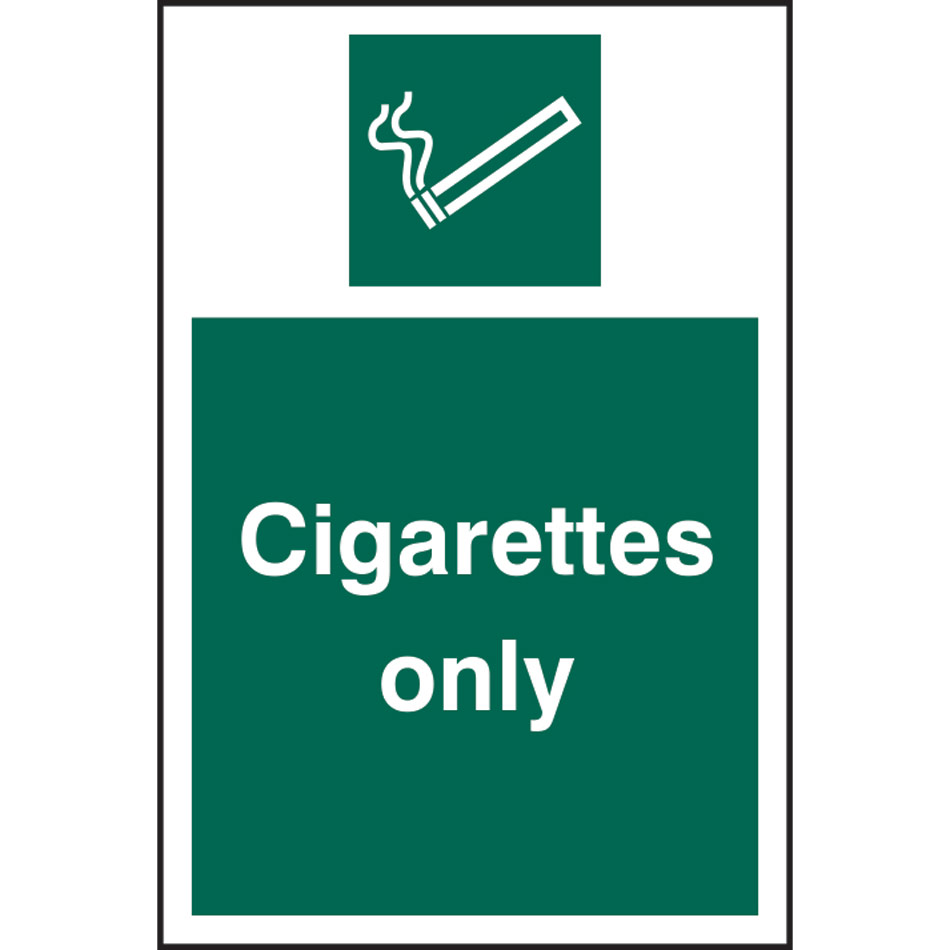 Cigarettes only - RPVC (100 x 150mm)