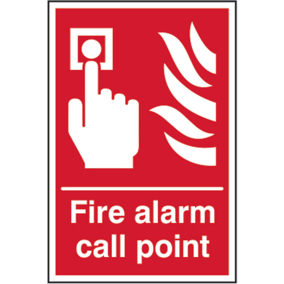 Fire alarm call point - RPVC (200 x 300mm)