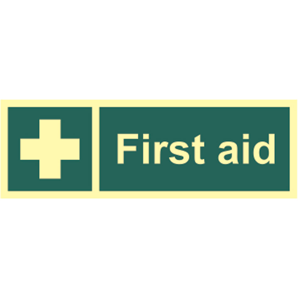 First aid - Photolum. (300 x 100mm)