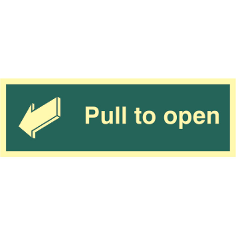 Pull to open - Photolum. (300 x 100mm)