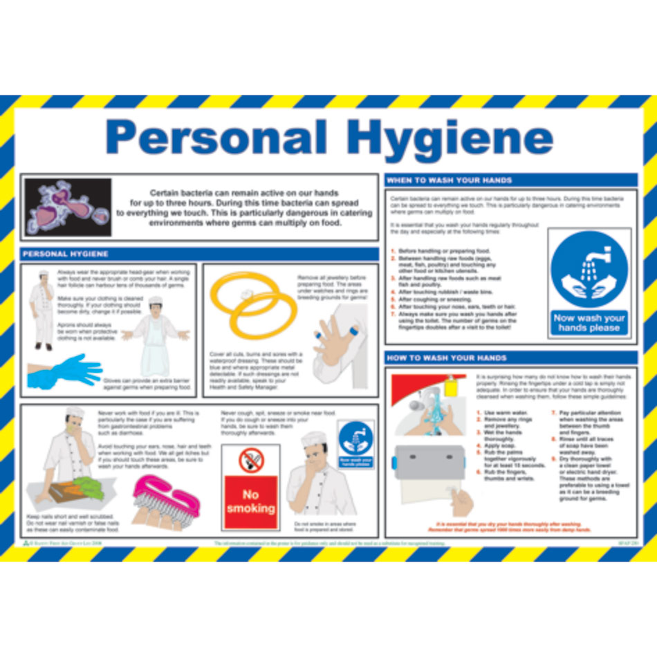 Safety Poster - Personal Hygiene