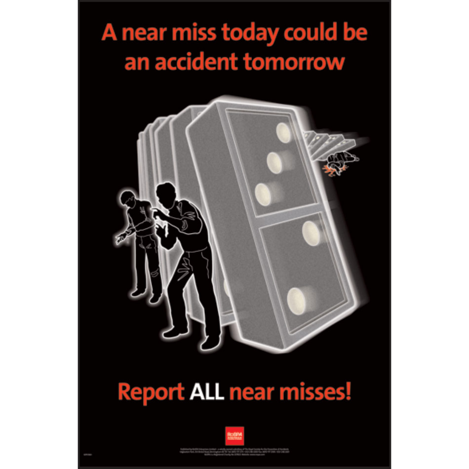 RoSPA Safety Poster - A near miss today... (Paper)