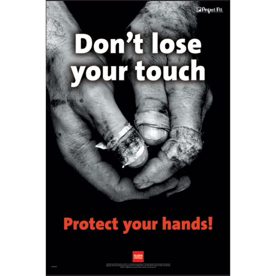 RoSPA Safety Poster - Dont loose your touch (Paper)