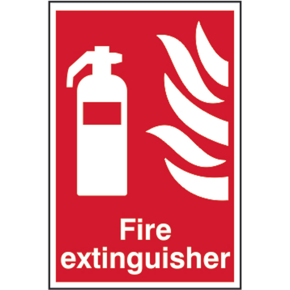 Fire extinguisher - PVC (200 x 300mm)