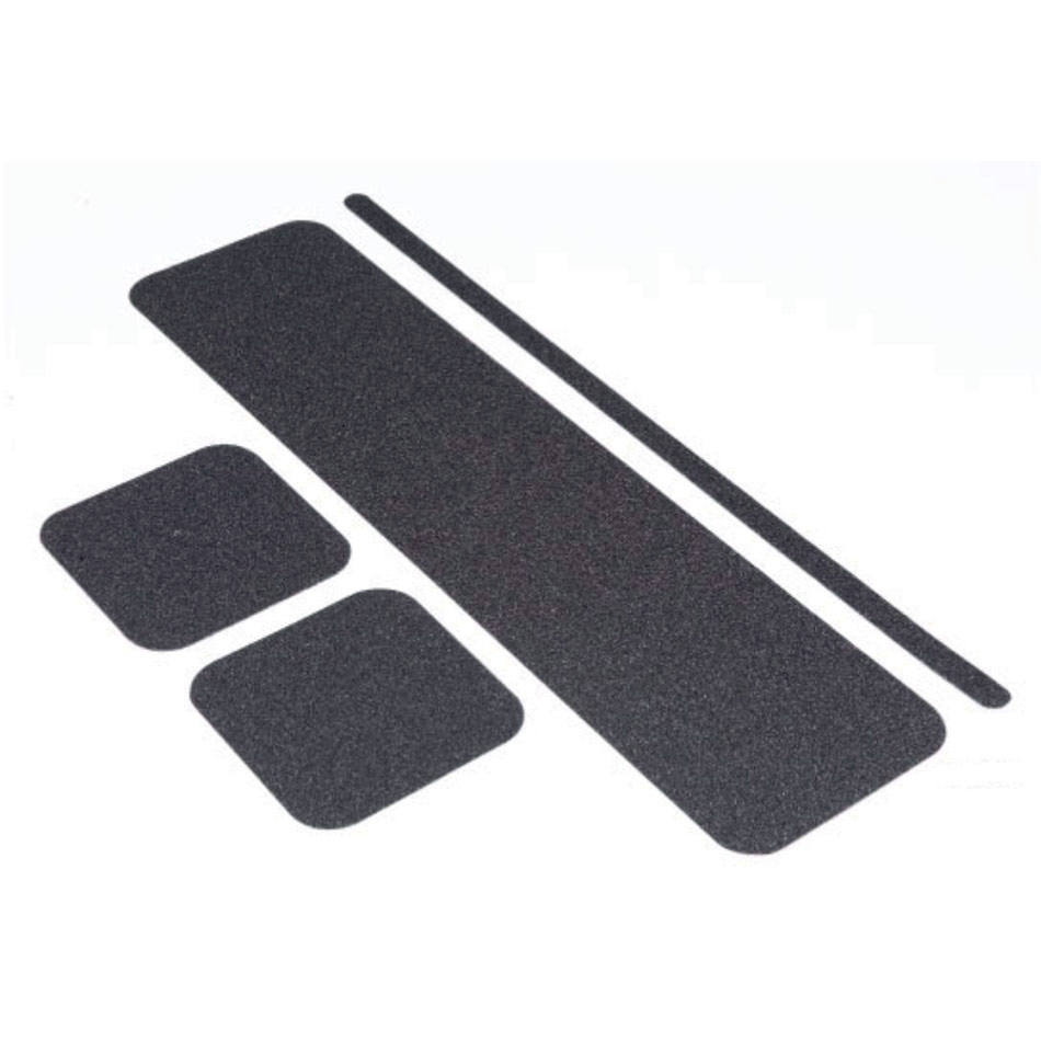 Black - Non Slip Floor Treads (19 x 609mm Pack of 50) 