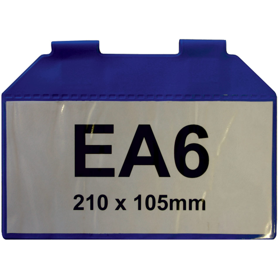 Magnetic Wrap-Round Document Pocket - EA6 Horizontal
