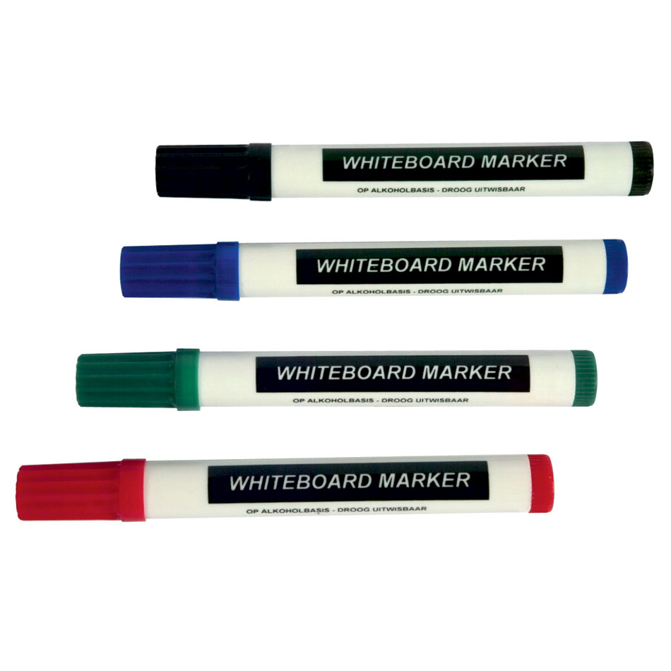 Dry Wipe Marker - Black (Pack of 10)