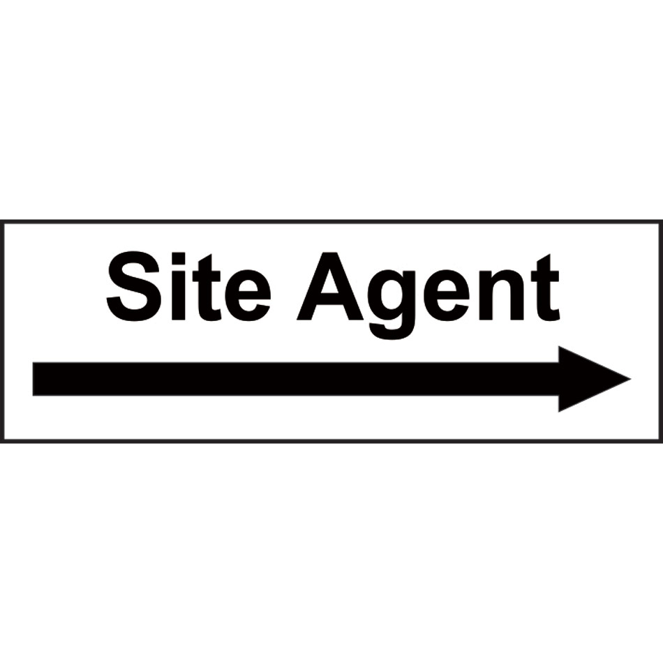 Site Agent Arrow right - SAV (300 x 100mm)
