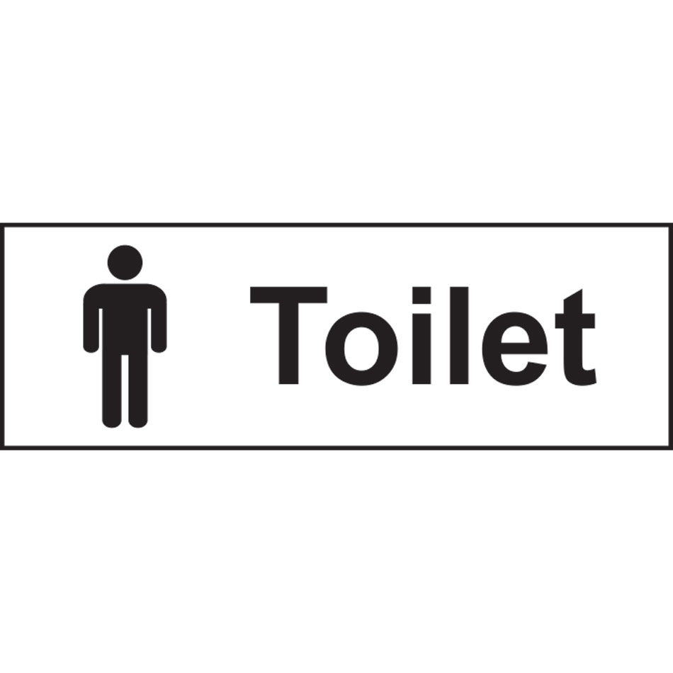Toilet (Gentlemen) - RPVC (300 x 100mm)