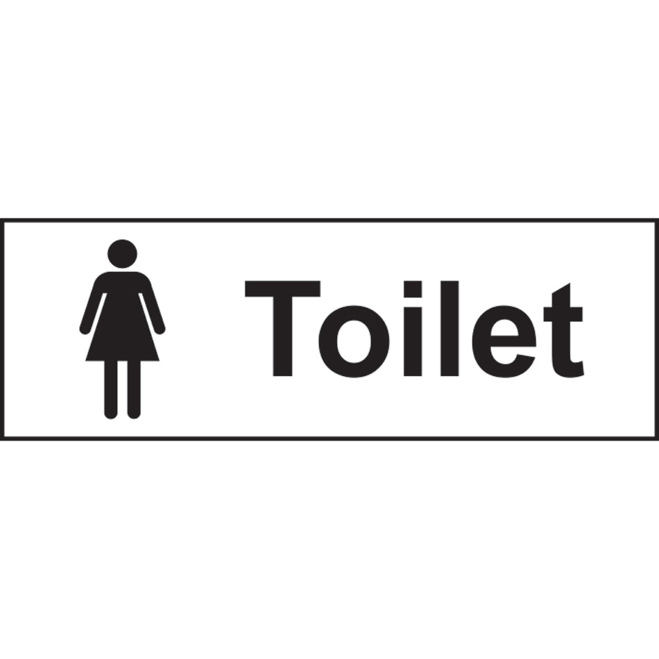 Toilet (Ladies) - RPVC (300 x 100mm)