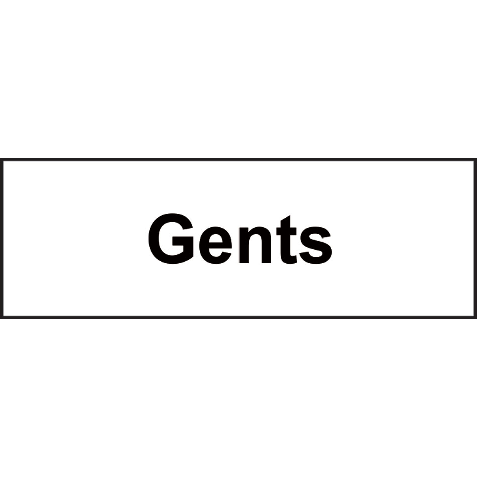 Gents - SAV (300 x 100mm)