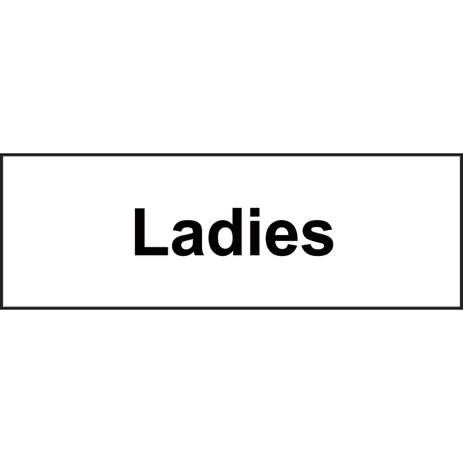 Ladies - RPVC (300 x 100mm)