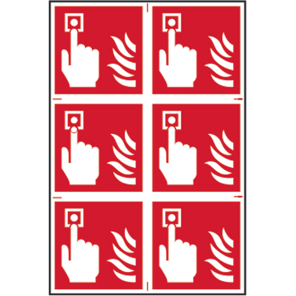 Fire alarm symbol - PVC (200 x 300mm) 
