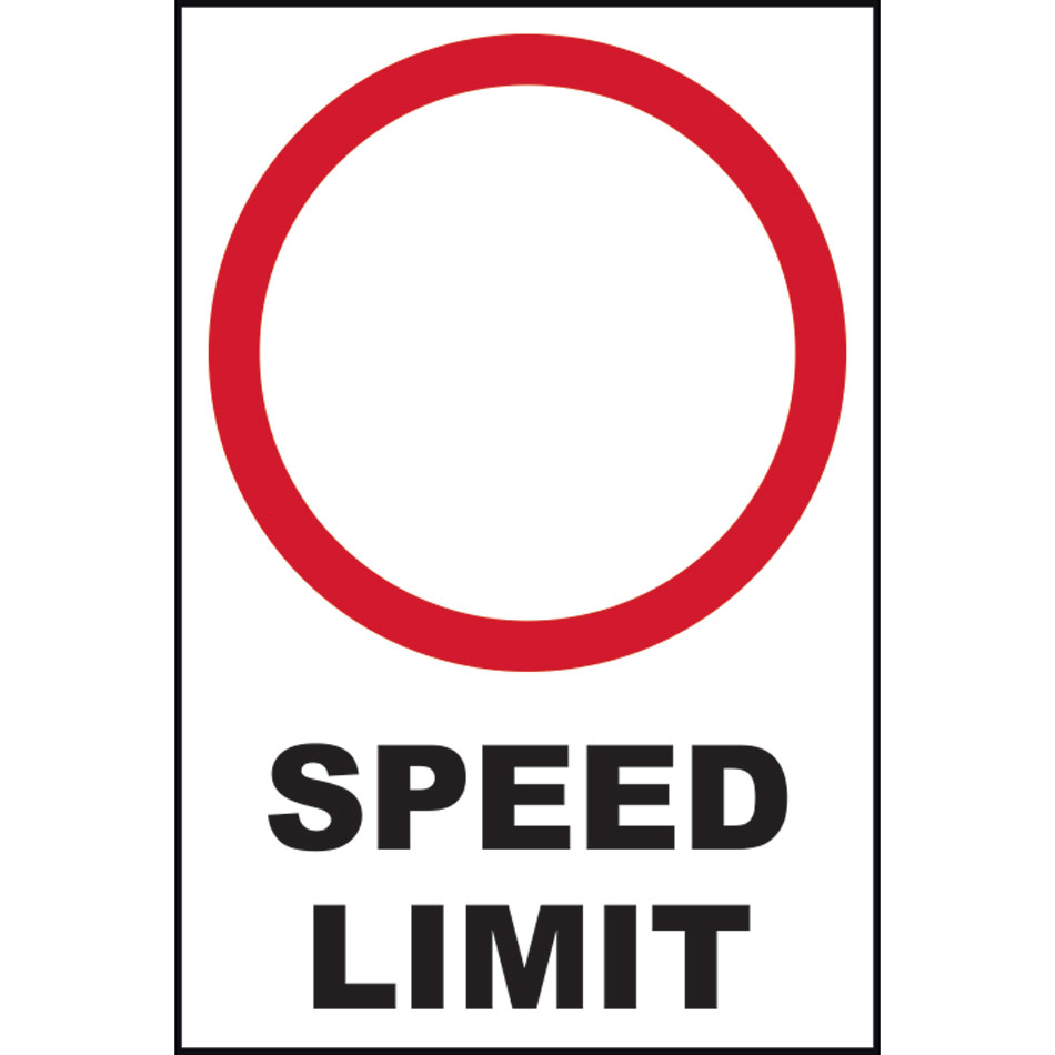 Blank (speed limit) - FMX (400 x 600mm)