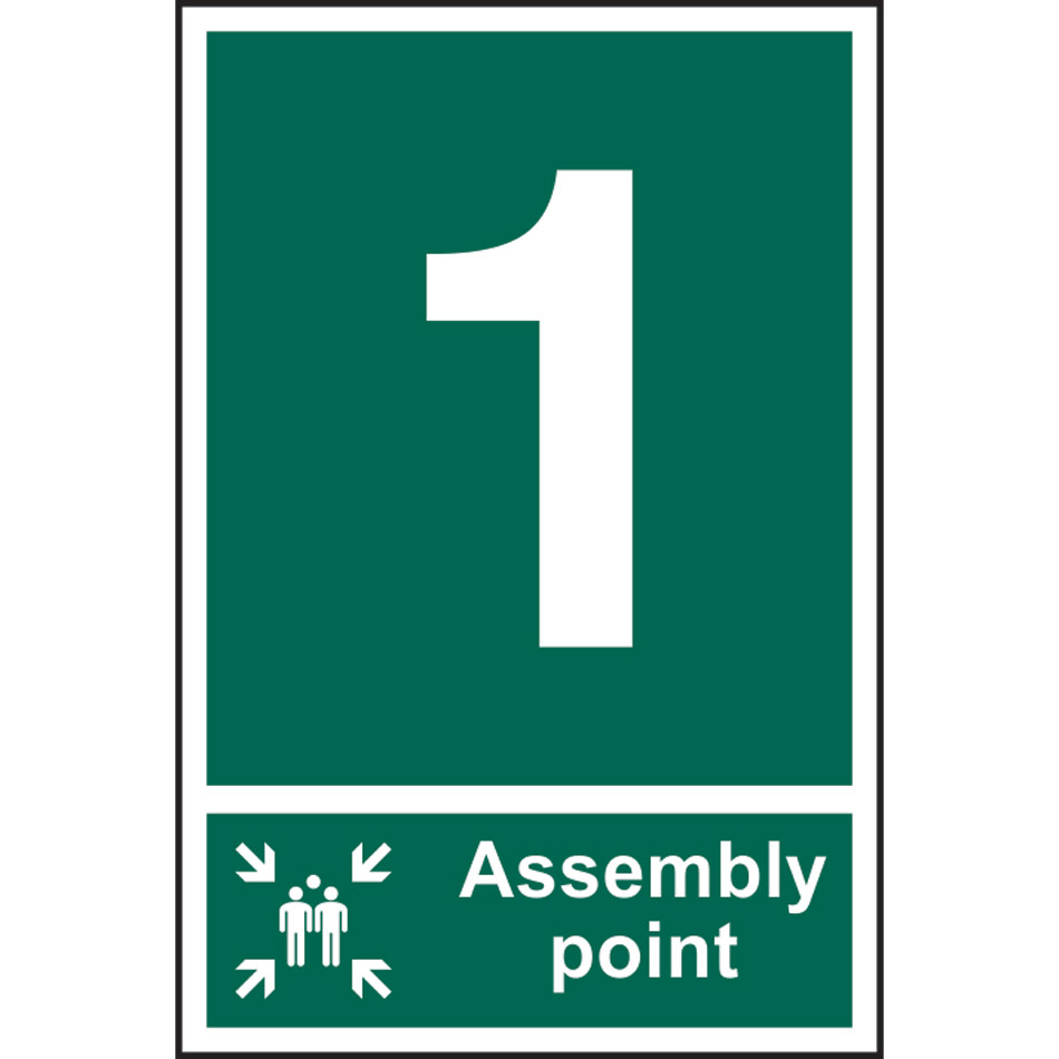 Assembly Point 1 - PVC (200 x 300mm)