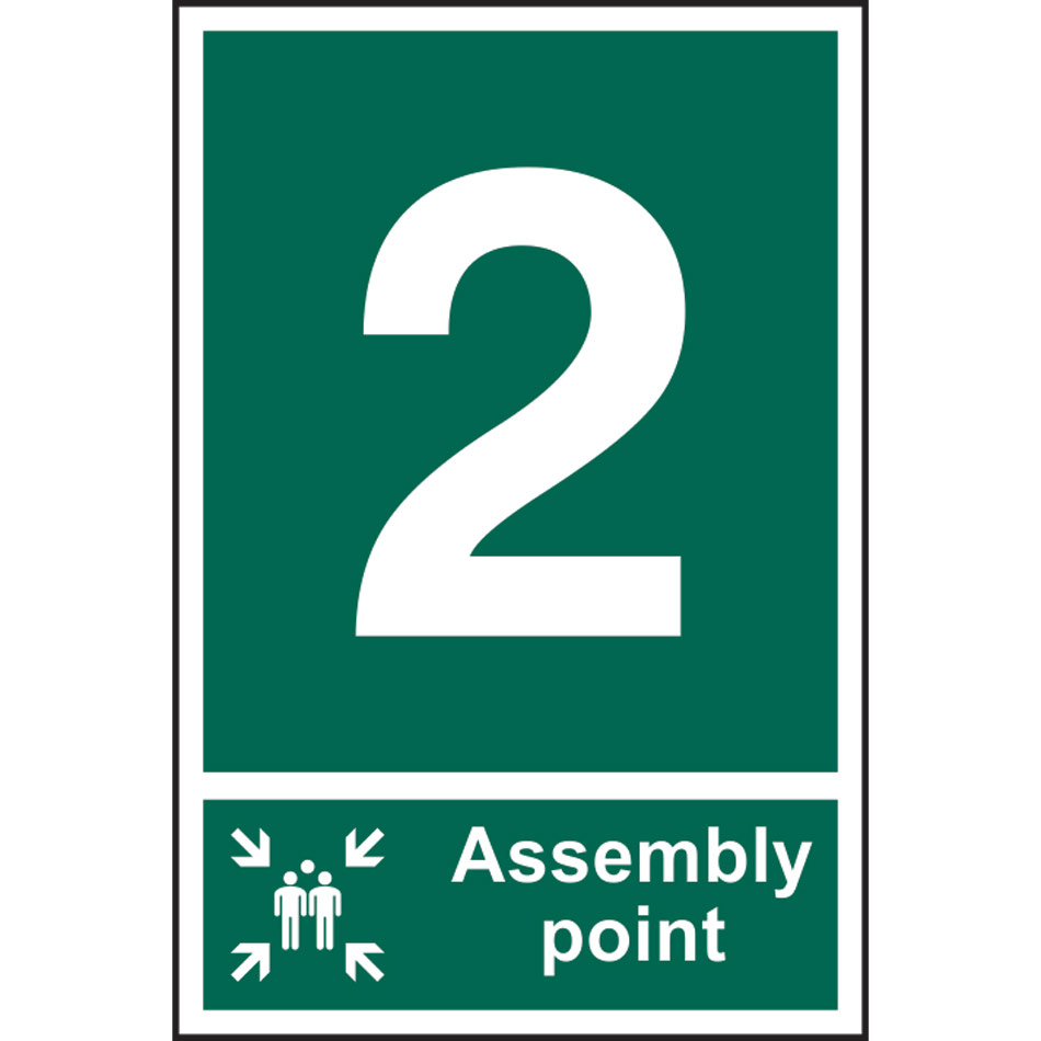 Assembly Point 2 - PVC (200 x 300mm)