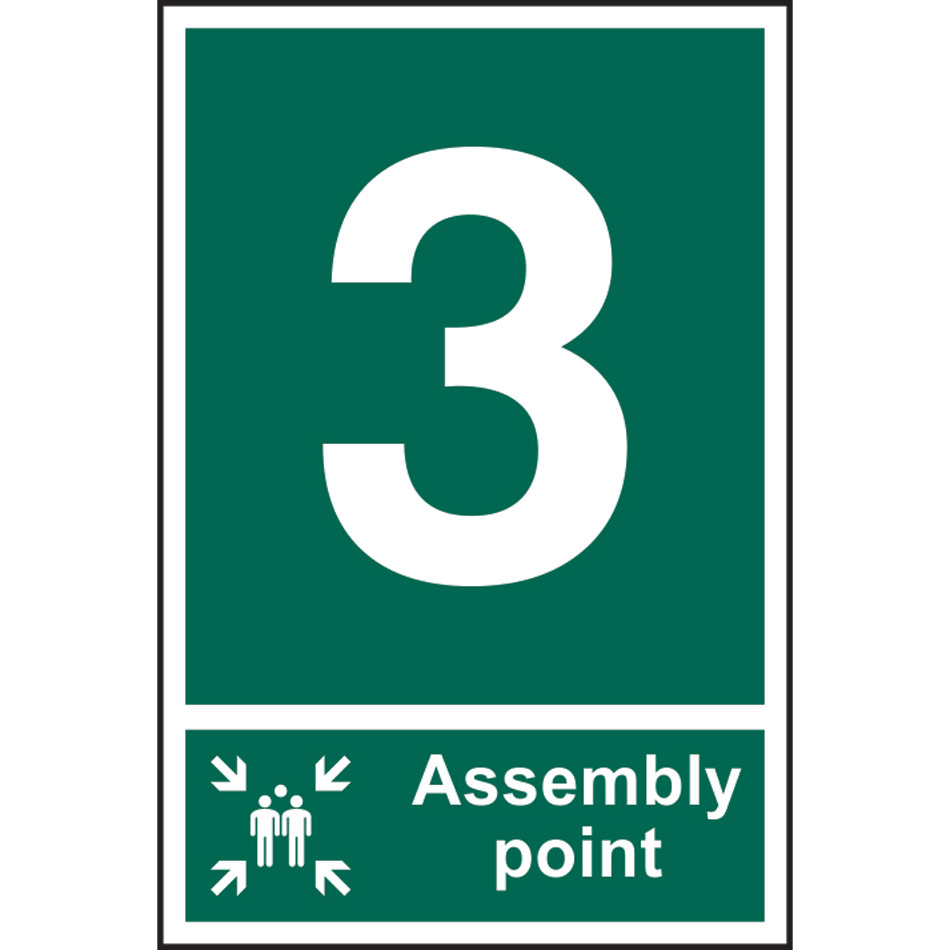 Assembly Point 3 - PVC (200 x 300mm)
