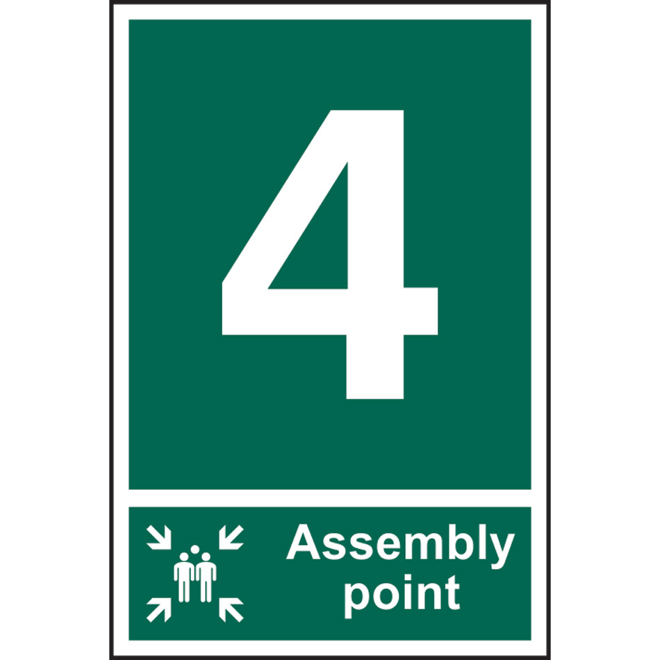 Assembly Point 4 - PVC (200 x 300mm)