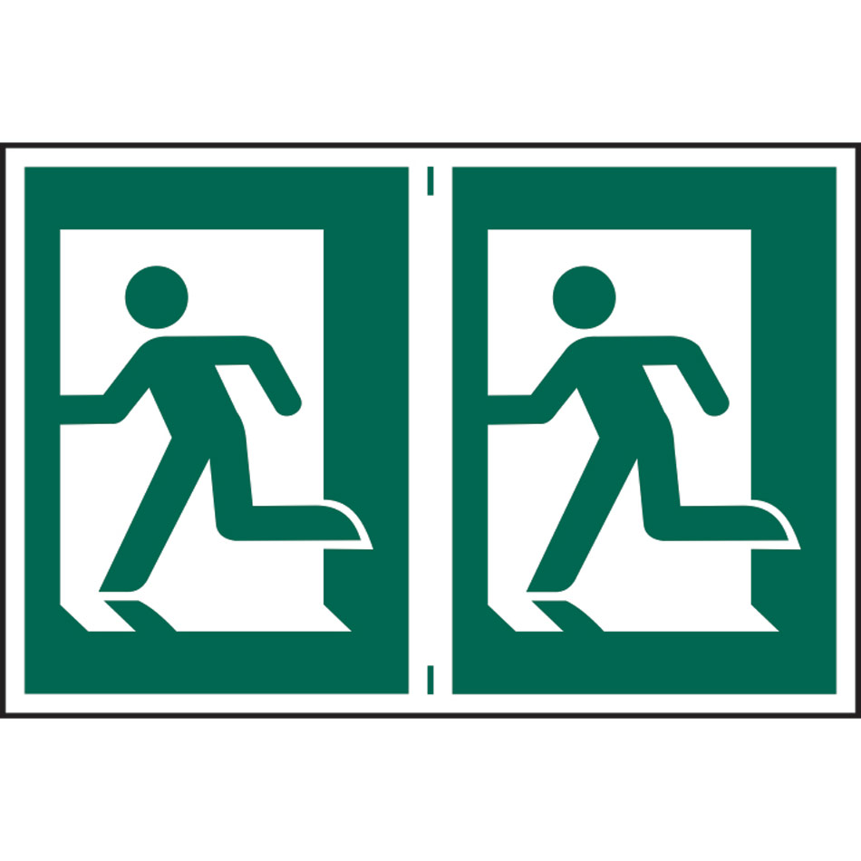 Man running left - PVC (300 x 200mm) 