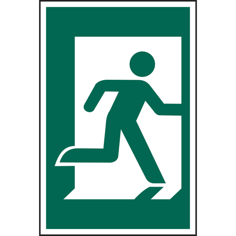 Man running right - PVC (200 x 300mm)