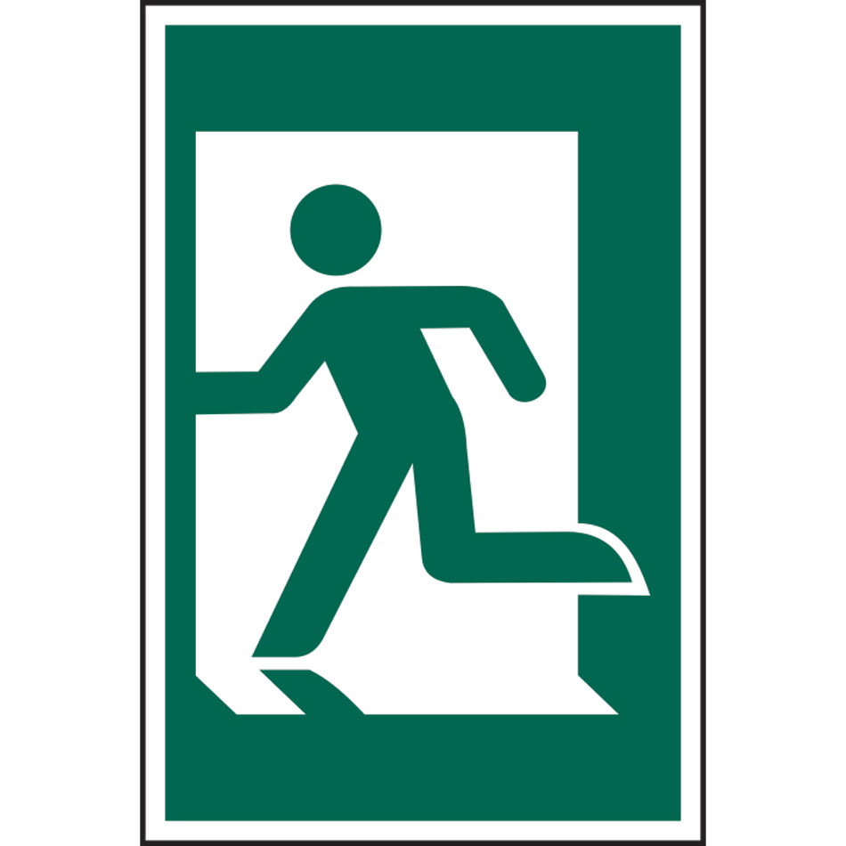 Man running left - PVC (200 x 300mm)